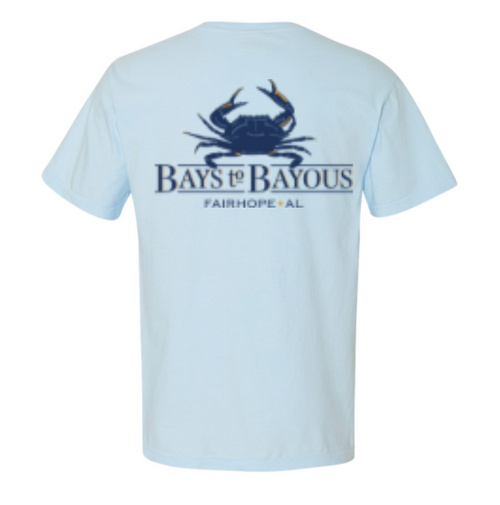 Adult Short Sleeve T-shirt - Chambray Blue